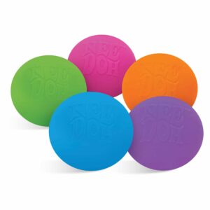 Classic NeeDoh Groovy Glob stress balls in assorted colors