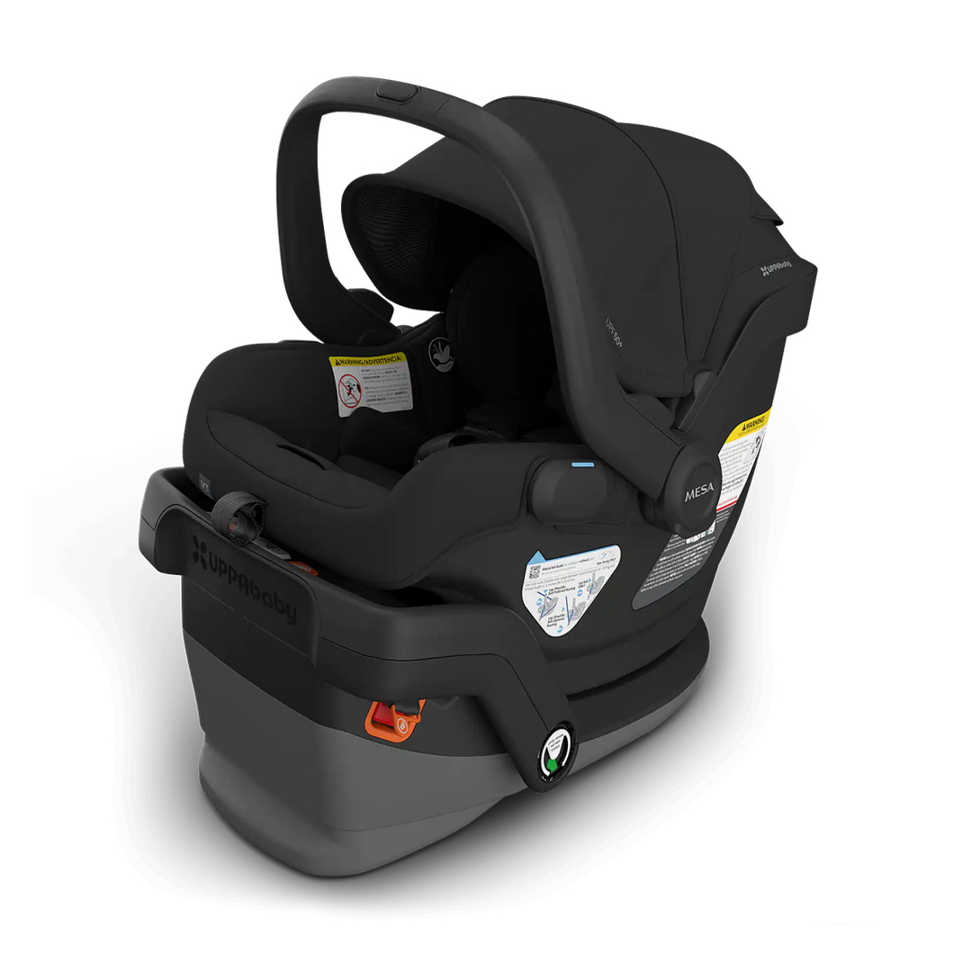 UPPAbaby Mesa V3 infant car seat in the Jake fabric