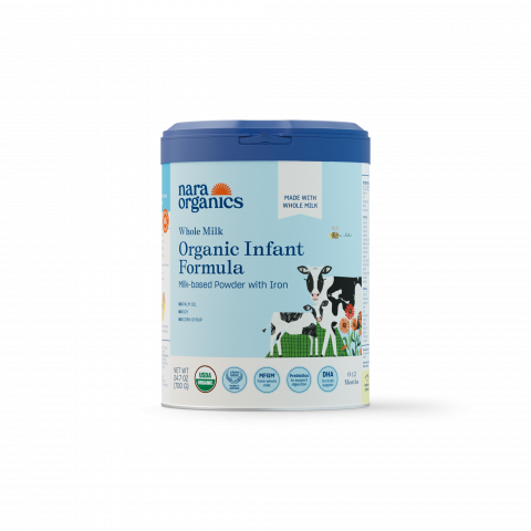 Nara Organics Whole Milk Organic Powdered Infant Formula in the recalled 24.7-ounce 700-gram can